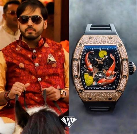 anant ambani's richard mille|anant ambani watch collection price.